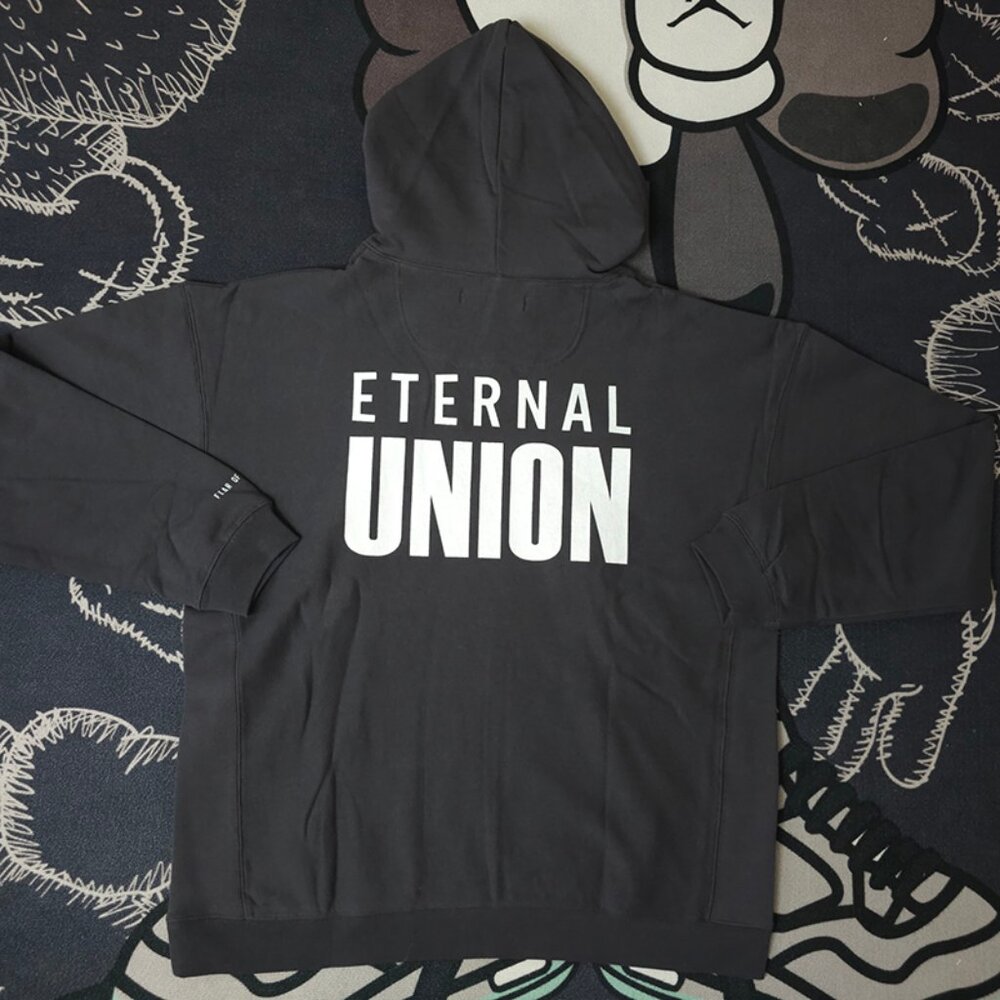 Fear of God Dark Grey Printed Hoodie - Picture 2 of 9